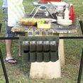 thumbnail image 4 of Bolsa de Almacenamiento de para Acampar Al Aire Libre con 9 Frascos - Juego de Contenedores de Condimentos para Picnic y Barbacoa, 4 of 5
