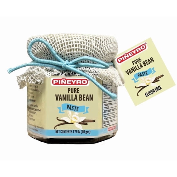 Mexican Artisanal Pure Vanilla Bean Paste for Baking and Cooking  | Perfect Mother’s Day Gift for Bakers  | Baking, Cooking & Desserts | 100% Vegan & Kosher | Non-GMO & Gluten-Free | 1.77oz.