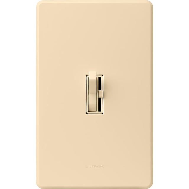 Interruptor de intensidad Lutron Toggler Ivory, 150 W, 3 vías, paquete de 1 unidad