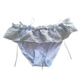 thumbnail image 2 of Gibobby Paquete de Tanga para dama Tangas de encaje para mujer, ropa interior Sexy de Tanga de cintura , bragas transpirables elásticas Hipster, bragas(Azul claro,G), 2 of 5