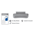 thumbnail image 2 of Wegmann 0.75 oz Lead Uncoated Clip-on MC Yellow Series Wheel Weight (Box of 50), 2 of 2
