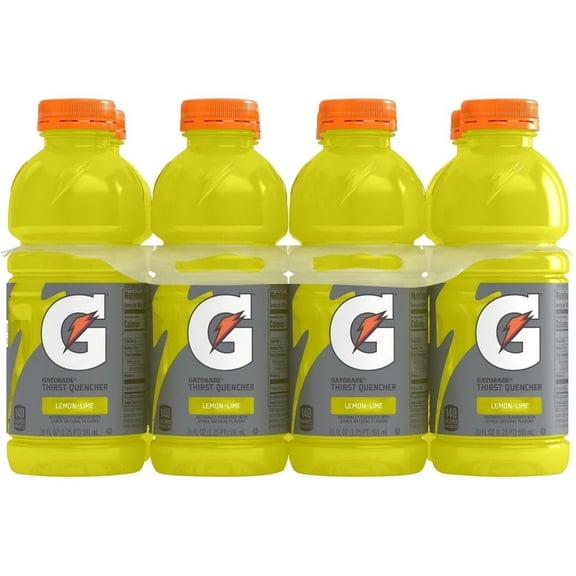 Gatorade Lemon-Lime Thirst Quencher 20 oz Bottles - 8 pk