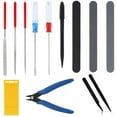 thumbnail image 5 of BUZIFU 13Pcs Modeler Basic Tools Craft Kit for Professional Gundam Car Model Building Repairing and Fixing Assemble with Plastic Case, 5 of 7