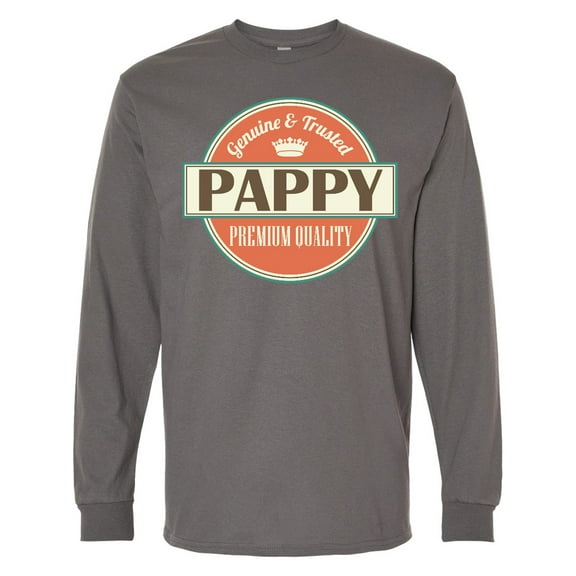 Inktastic Genuine Pappy Vintage Long Sleeve T-Shirt