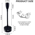 thumbnail image 4 of 12v-24v Led Reading Light, Rv Dimmable Reading Lamp With Usb Charger, For Camper Travel Truck Trailer Rv Bedside Light,2pcs-, 4 of 5