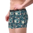 thumbnail image 2 of Balery France and Paris Calzoncillos bóxer para hombre, ropa interior de algodón suave y transpirable con cinturilla de nailon-X-Large, 2 of 5