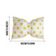 thumbnail image 2 of Cojín lumbar | Cojín decorativo con lazo para sofá y cama | Funda de cojín de terciopelo de 50x33 cm para decoración del hogar y detalles decorativos en la sala de estar., 2 of 5
