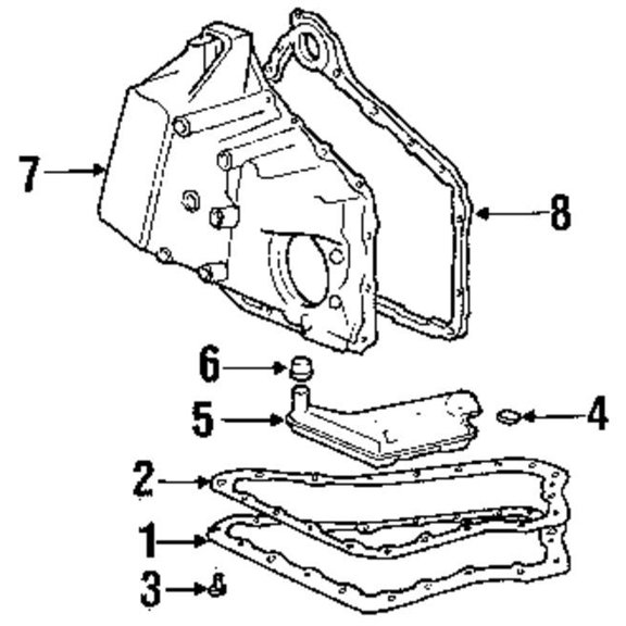 GM 24206959 Gasket Kitcase Si Cvr
