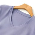 thumbnail image 4 of Women Shirts Womens V Neck Shirt Tops for Women Short Sleeve Womens Clothing, 4 of 4