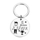 thumbnail image 3 of Llavero de papá Salvador Regalo del día con 'I Love You Dad' Acero inoxidable, 3 of 10