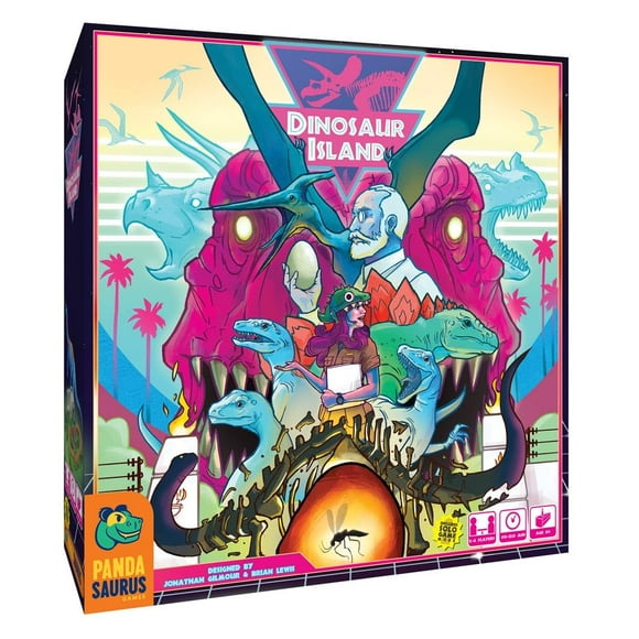 Juego de Mesa Pandasaurus Dinosaur Island Estrategia Familiar 8+