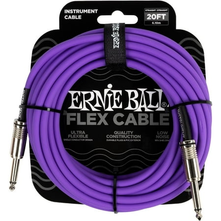 Ernie Ball 20' Flex Instrument Cable