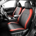 thumbnail image 2 of Fit for Dodge Challenger 2008-2025 Car Seat Covers,Full Set Faux Leather Seat Covers,Airbag Compatible,Breathable,Stretch Fit,Easy Install,Red,2 Row 5 Seats, 2 of 11