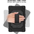 thumbnail image 3 of Epicgadget Case for Samsung Galaxy Tab A7 10.4 SM-T500/T503/T505/T507 (2020) - Protective Hybrid Shockproof 360 Rotating Stand Cover Case with Shoulder Straps (Black/Black), 3 of 5