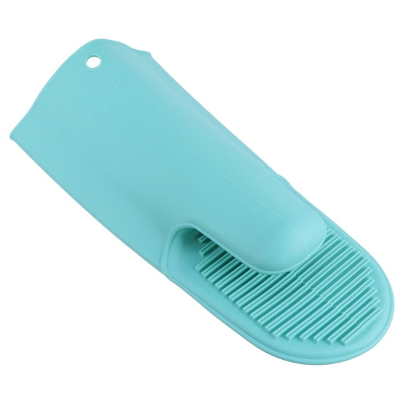 Milisten Silicone Anti Scalding Gloves Oven Mitt Green 1Pcs