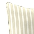 thumbnail image 5 of Jordan Manufacturing Sunbrella 46.5" x 24" Shore Stripe Linen Beige Stripe Rectangular Outdoor Deep Seat Chair Cushion Set with Welt, 5 of 9