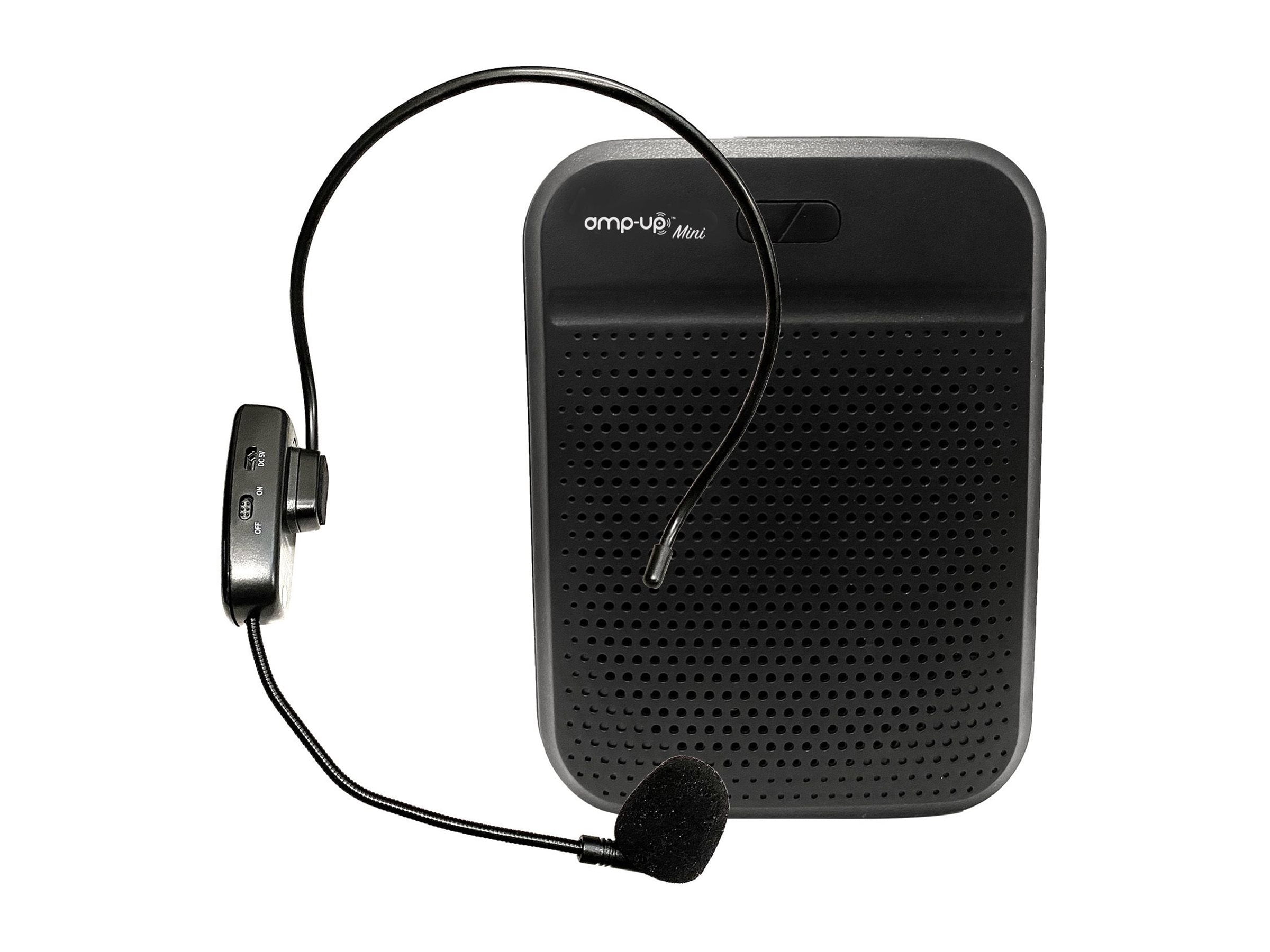 Amp-Up Mini Personal UHF Voice Amplifier with Wireless Microphone