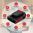 thumbnail image 4 of 2 Pack For Black & Decker 20V Lithium MAX Battery 20 Volt Li-Ion LBXR20 LBXR2020, 4 of 18