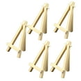 thumbnail image 4 of 5 mini caballetes de madera para exhibición de 5 pulgadas, soporte triangular, caballetes portátiles de madera para artistas, para bodas y fiestas, 4 of 12