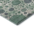 thumbnail image 3 of Addison Rugs Mayfield Premium Machine Washable Transitional Geometric Green Round Rug, 8' x 8', 3 of 6