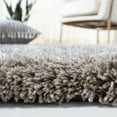 thumbnail image 4 of SAFAVIEH Martha Stewart Shag MSR0562B Handmade Silver Rug, 4 of 6