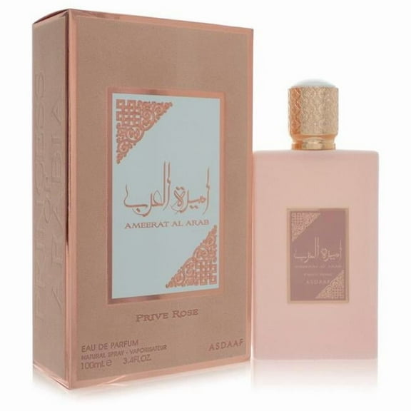 Asdaaf 565486 100 ml Ameerat Al Arab Prive Rose Unisex Eau De Parfum Spray