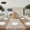 Gold, variant on 25 Set Plates Round Polystyrene Dinner Plates Charger Serving Tray Clear Charger (Rose Gold)