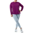 thumbnail image 4 of Terra & Sky Women's Plus Size Fleece Sweatshirt, 4 of 7