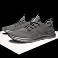 thumbnail image 5 of Mens Lightweight & Fashionable Knit Sneakers - Breathable, Lace Up, Assorted Colors - Perfect for Casual Outdoor Running, Walking, Everyday Style, 5 of 5