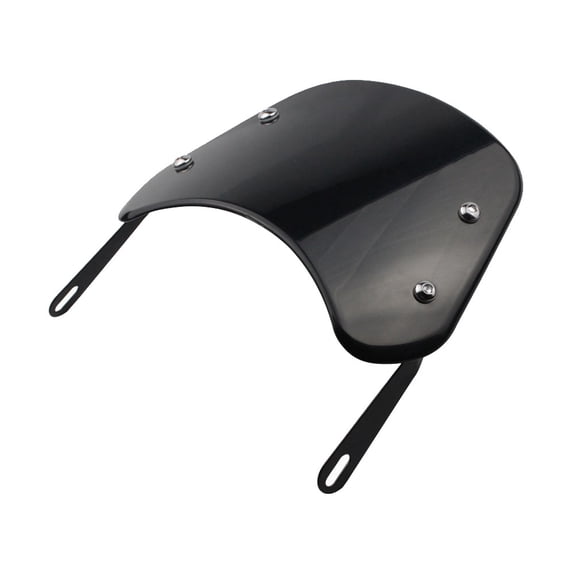 OATIPHO Motorcycle Windshield Black Bevel Design Reduces Resistance for Comfortable Ride