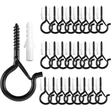 

24 Pack Q-Hanger Christmas Lights Hanger Hooks Hooks for String Lights Outdoor Wire and New Year Party Fairy Lights Plants Wind Chimes Decoration Hanging Safety Buckle Design