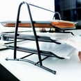 thumbnail image 4 of Performore 3-Tier Stackable Paper Tray Organizer for Desk - Black Metal File Rack for Legal-Size Paper (14"x8.5"), Document Holder & Desktop Storage for Office, Home, or School Organization, 4 of 7