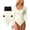Black Beige, variant on 2 Piece Sweetheart V Neck Bodysuits for Women Long Sleeve Sexy Ribbed Bodycon Bodysuits