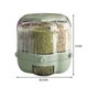 thumbnail image 1 of Frascos giratorios para cereales a granel Barriles de arroz Contenedores domésticos separados Caja de almacenamiento de arroz sellada a prueba de insectos para la cocina, Verde, 1 of 5