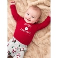 thumbnail image 2 of Carter's Child of Mine Baby Boy Christmas Bodysuit and Pants Set, 2-Piece, Sizes Preemie-12 Months, 2 of 8