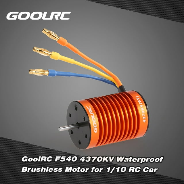 GoolRC F540 4370KV Motor sin escobillas a prueba de agua para 1/10 RC Car