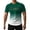 Mint Green, variant on Mens Tops Ombre Brown To White Whatever Print Tshirts Slim Fit Short Sleeve Crew Neck Casual Daily Outdoor Streetwear Fashion Graphic Tees