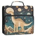 thumbnail image 5 of FORMRS Zipper Binder with Shoulder Strap 2-inch Ring 500 Sheet Capacity File Bag, Dinosaur at Night, 5 of 5