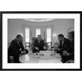 thumbnail image 2 of Art.com President Lyndon Johnson Meets with Civil Rights Leaders in Jan. 18, 1964 Photo, Black Frame Wall Art, 29" x 21", 2 of 5