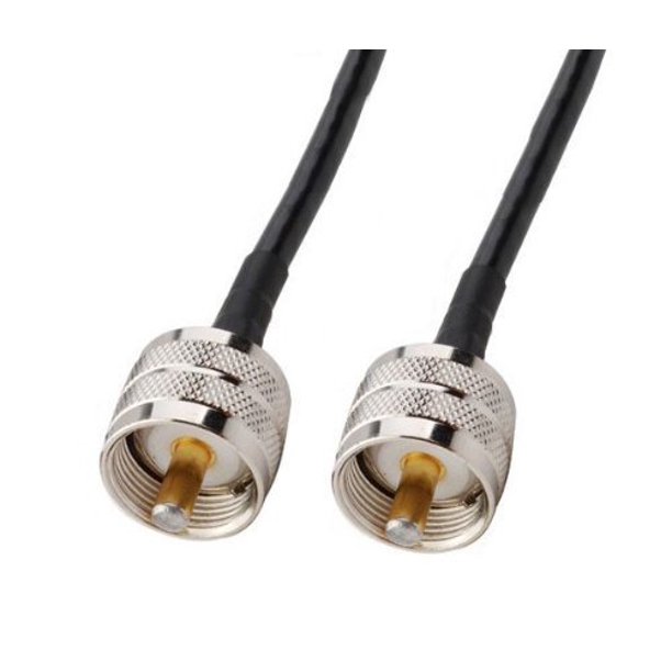3Foot Coaxial Cable Jumper with PL259 Connectors