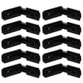 thumbnail image 3 of MasteelfCA 20Pcs 1Set Inside Corner Connectors Aluminum Joint Brackets with Screws (Black), 3 of 8