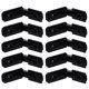 thumbnail image 5 of Juego de 20 conectores de esquina interior de aluminio con tornillos (negro), 5 of 6