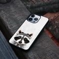 thumbnail image 4 of FINCIBO Soft Rubber Protector Cover Case for Apple iPhone 13 Pro 6.1" 2021 (NOT FIT Apple iPhone 13 mini 5.4" 2021/iPhone 13 6.1" 2021/iPhone 13 Pro Max 6.7" 2021), Raccoon, 4 of 5