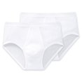 thumbnail image 1 of SCHIESSER Braguitas para hombre con abertura, largas - Original Classics, doble ribete, algo Blanco 3XL (XXX-Large), 1 of 5