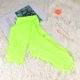 thumbnail image 2 of KAKOWELY 1 par de medias deportivas de color liso, calcetines de fútbol hasta la rodilla, calcetines deportivos de tubo, verde fluorescente (talla única), 2 of 5