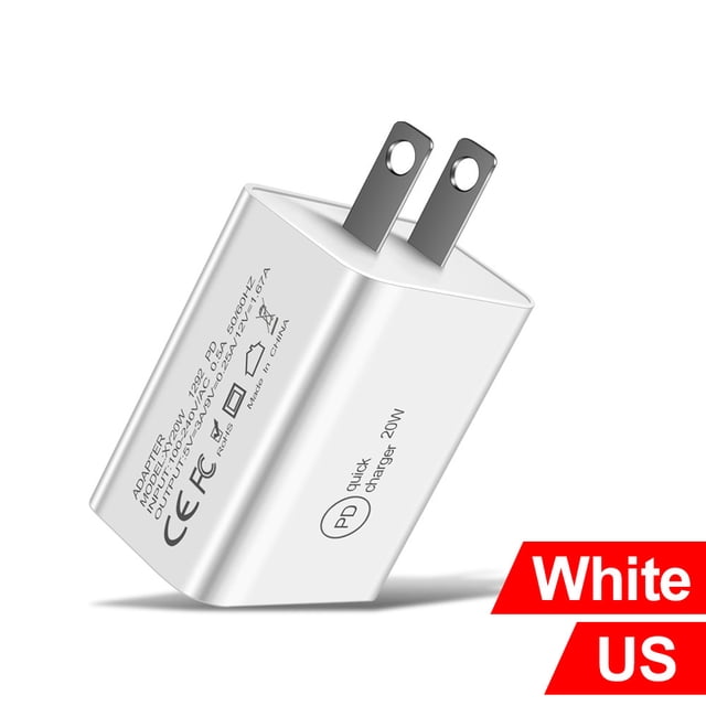 NARABB 20W-PD Home Type-C Safe Fast Mobile Phone Charger Travel Portable Charger US