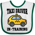 thumbnail image 3 of Inktastic Taxi Driver in Training Boys or Girls Baby Bib, 3 of 4