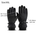 thumbnail image 2 of Guantes de nieve para esquí Invierno Cálido Thinsulate Pantalla táctil impermeable Viento a prueba de viento al aire libre - Negro1026, 2 of 5