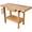 Natural + Rubber Wood+4, variant on LIANGKA 40 Inch Load Rated Work Table With Adjustable Operating Handle And Integrated Tool Storage Space
