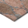 thumbnail image 3 of Addison Rugs Chantille Indoor/Outdoor Transitional Damask Copper Machine Washable Round Rug, 8' x 8', 3 of 7